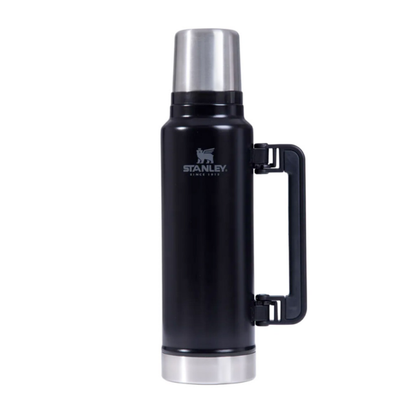 TERMO STANLEY CLASICO 1.4 LTS. ASA PLEGABLE - NEGRO