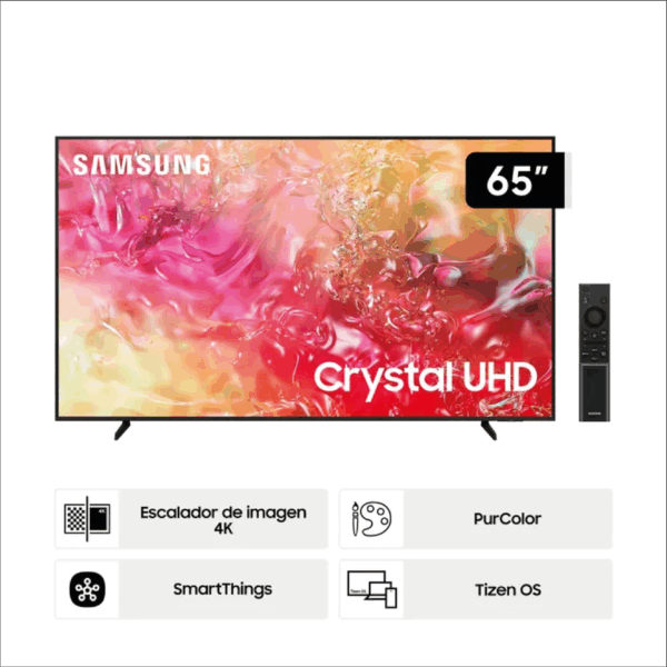SMART TV 65 CRYSTAL UHD 4K 50 HZ  UN65DU7000GCZB