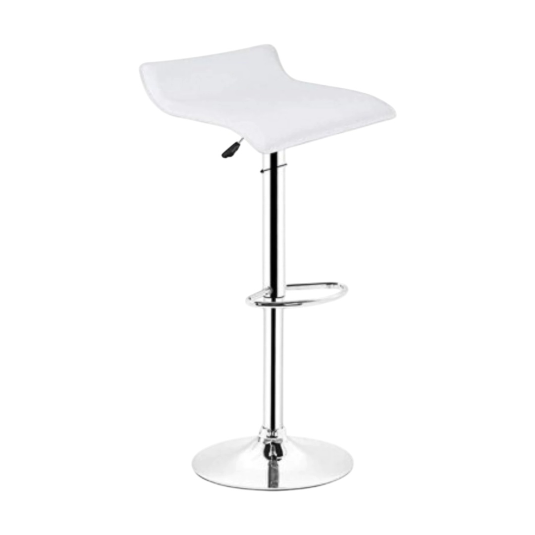 BANQUETA BAR PVC BLANCA BPVC02