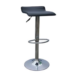 BANQUETA BAR PVC NEGRA BPVC01
