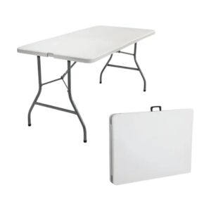 MESA PLEGABLE JARDIN PRO 180 CM BLANCA - KUSHIRO