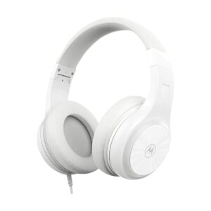 AURICULARES MOTOROLA OVER EAR MOTO XT120 CABLEADO BLANCO