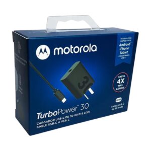 CARGADOR MOTOROLA TURBOPOWER TIPO C-C 30W ORIGINAL