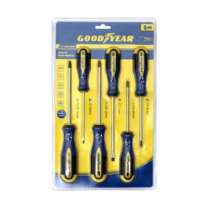 SET DE 6 DESTORNILLADORES EN BLISTER - GYSDK8004