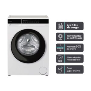 LAVARROPA CANDY INVERTER 6,5K 1200 RPM CARGA FRONTAL PROWASH 100